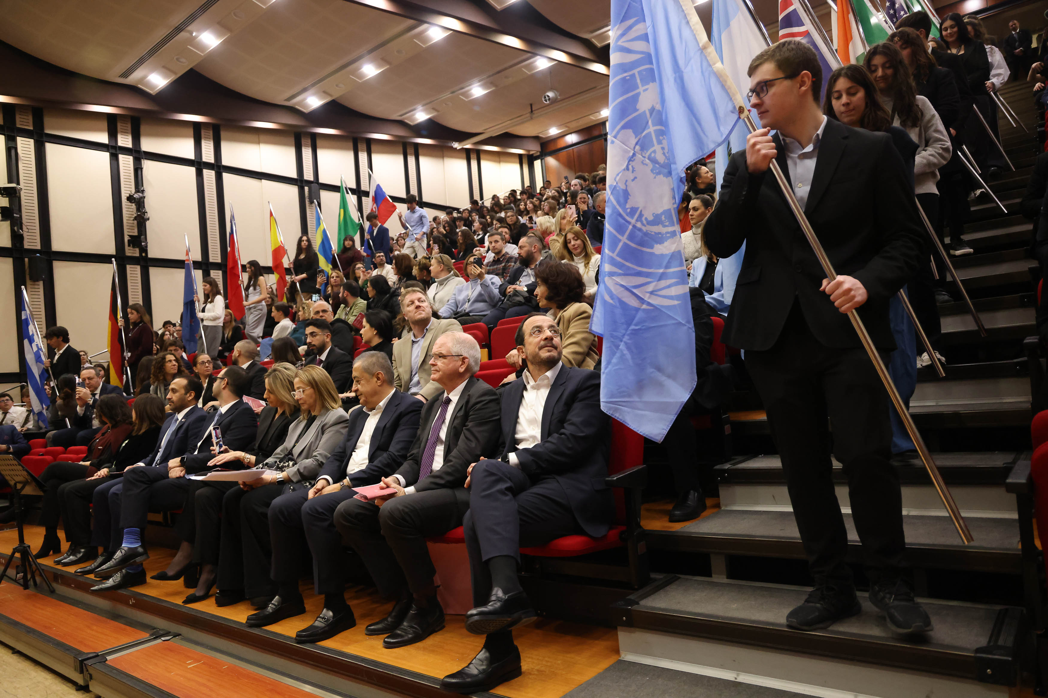 image Christodoulides calls for youth action at MEDIMUN 2025