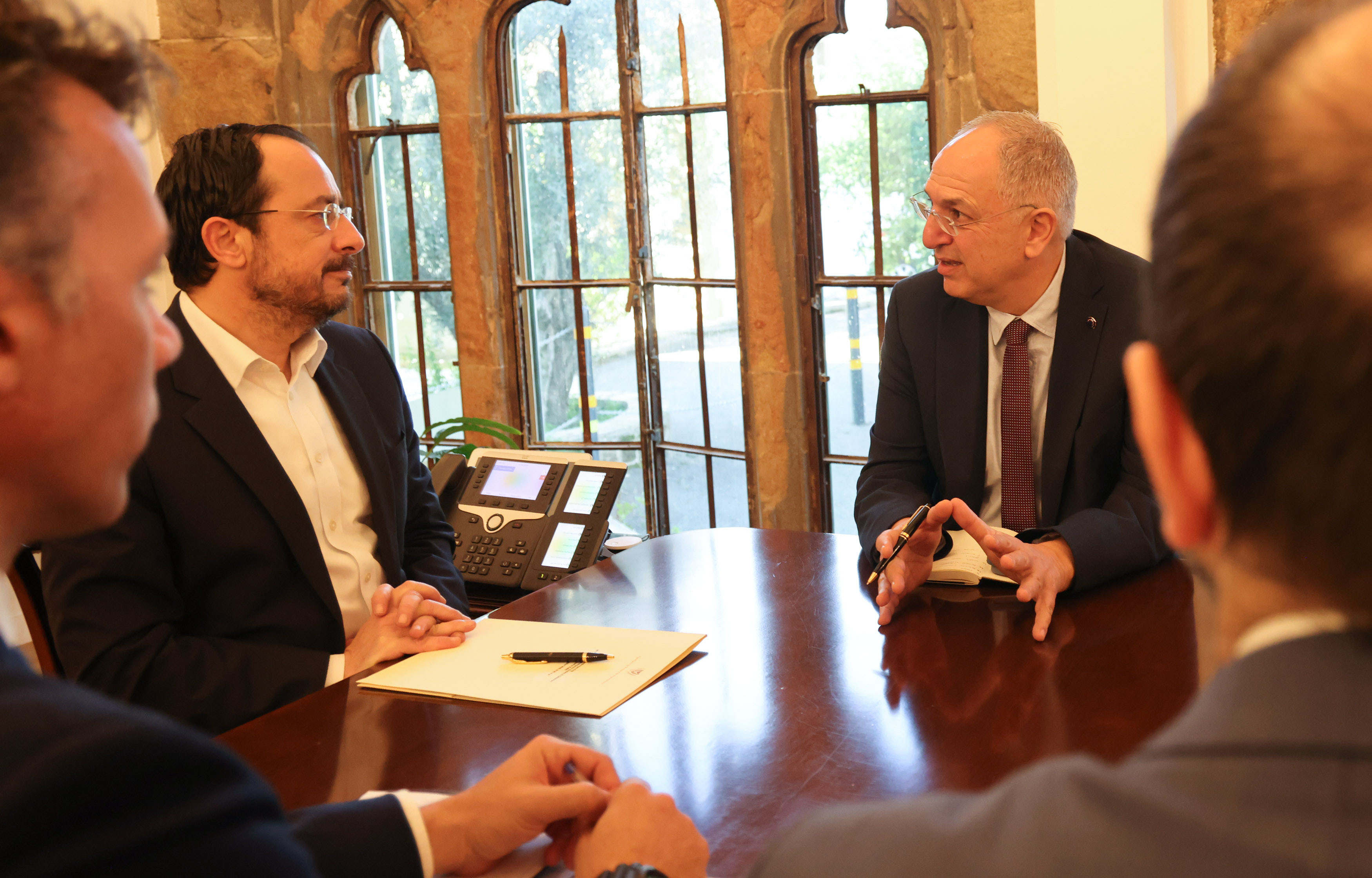 image President meets EU Fisheries Commissioner Kadis