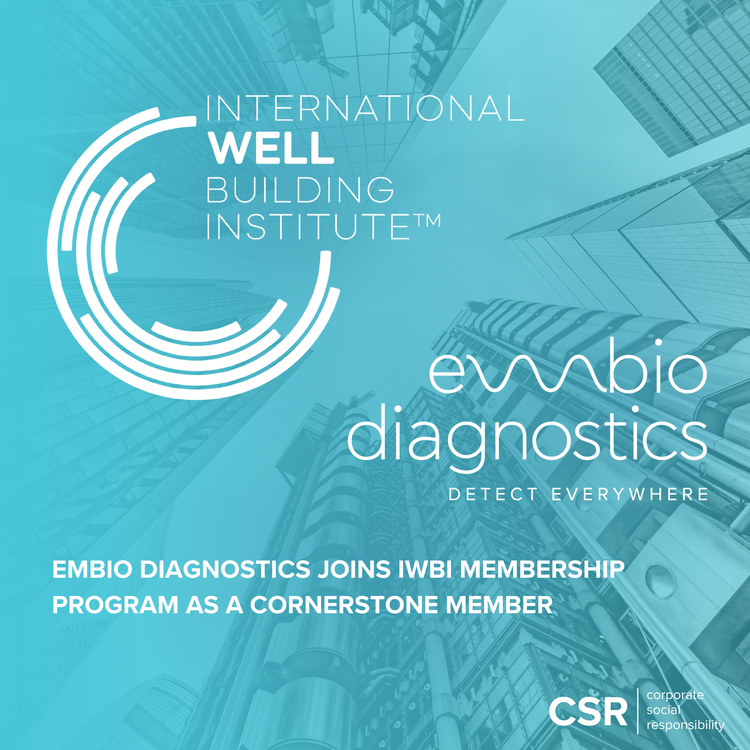 image EMBIO Diagnostics joins IWBI programme as cornerstone member