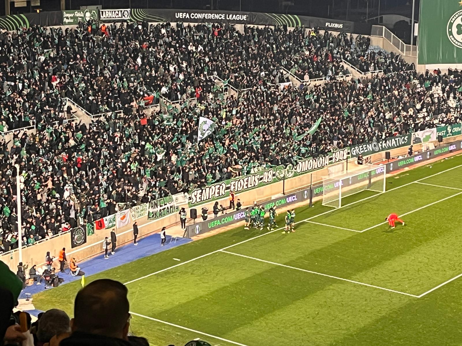 image Omonia and Pafos FC draw 1-1 in first all-Cypriot European match