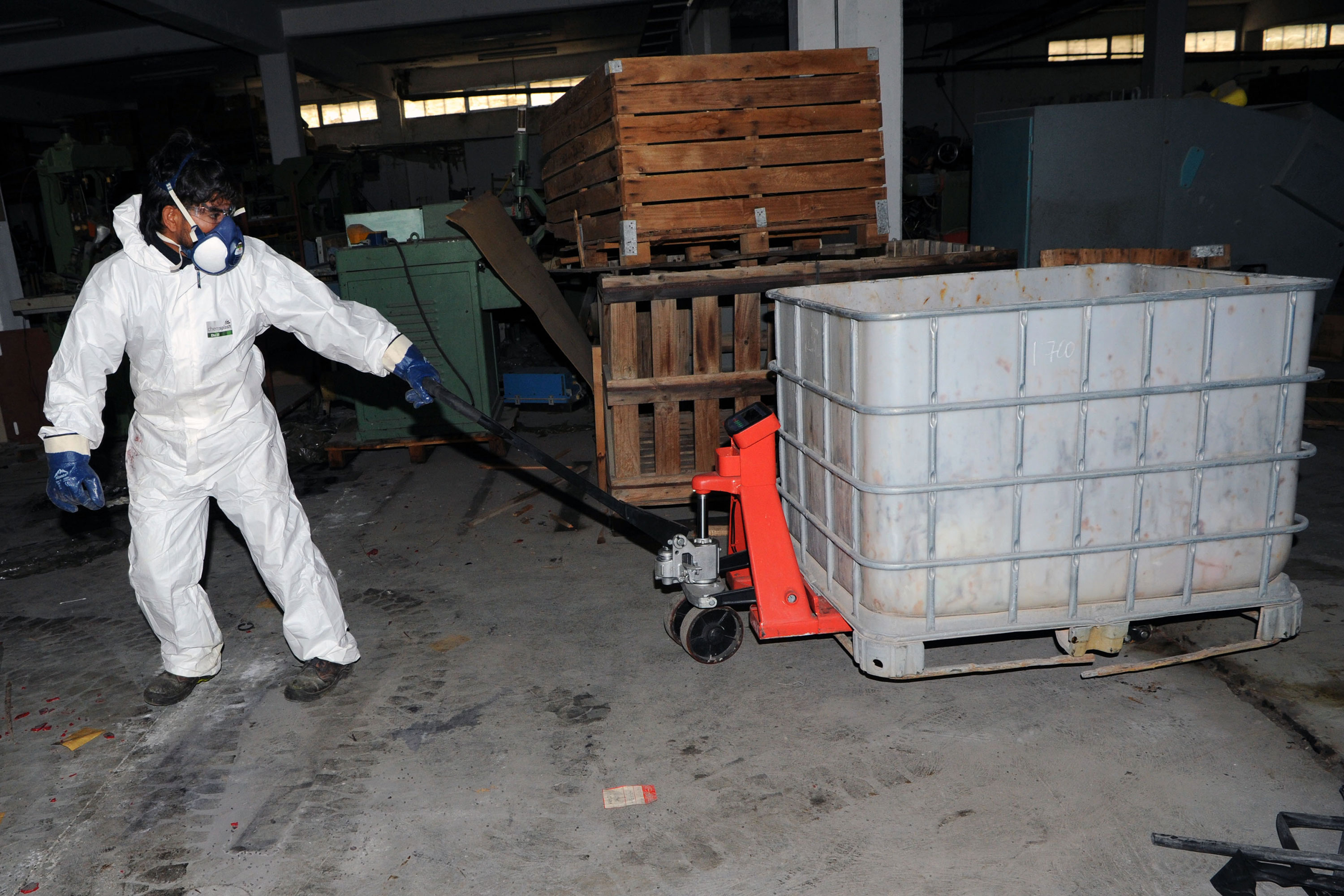 image Hazardous waste finally removed from Astrasol factory