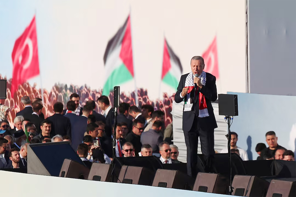 image Erdogan says Trump&#8217;s Gaza plan is &#8216;major threat&#8217; to world peace