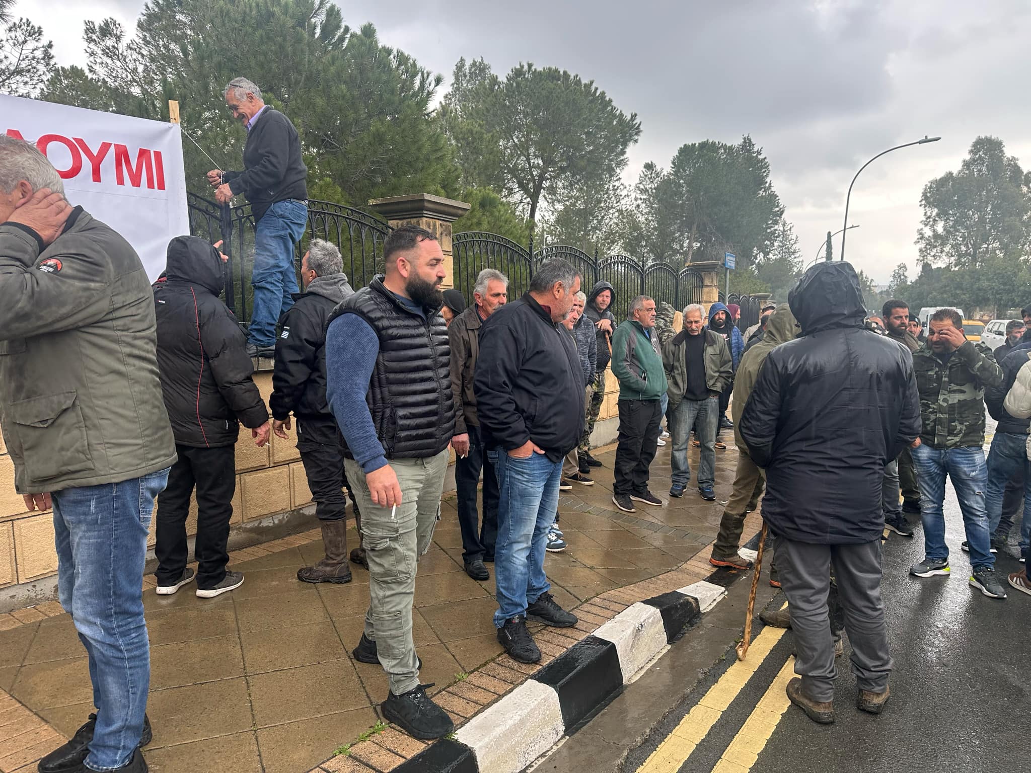 image Goat and sheep farmers march on palace over halloumi