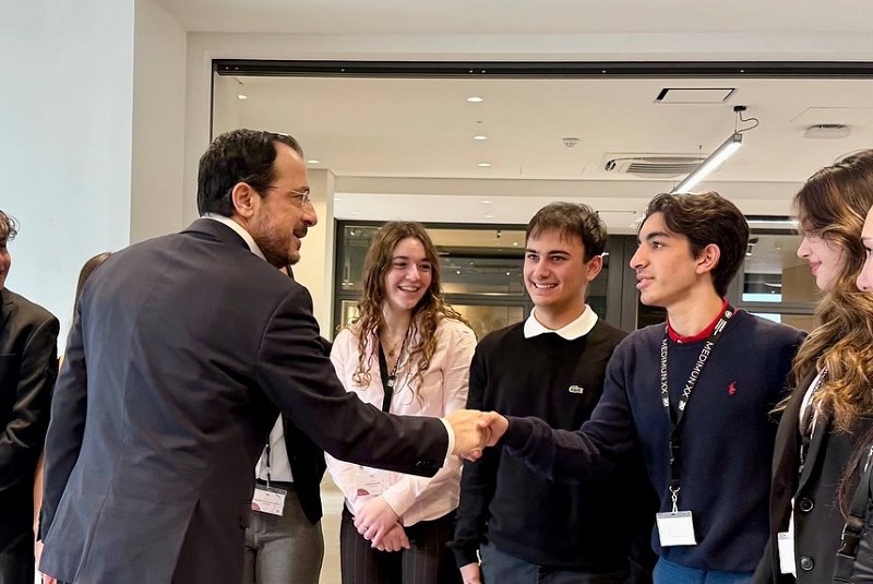 image President hails English School&#8217;s educational contribution at milestone MEDIMUN session