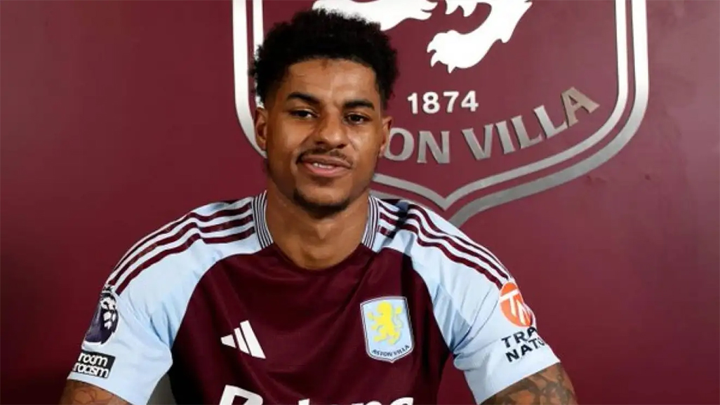 image Man United&#8217;s Rashford joins Aston Villa on loan