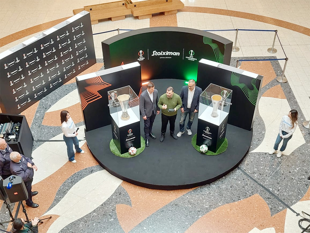 image European trophies unveiled at Mall of Cyprus