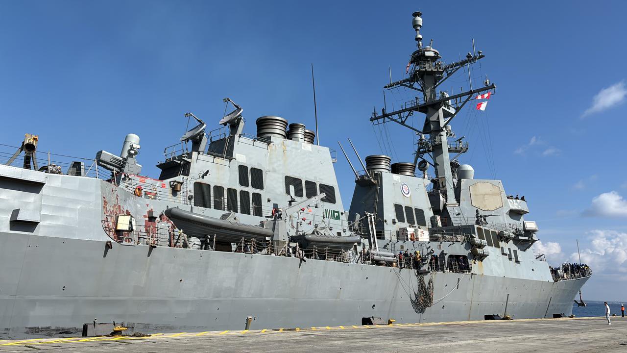 image USS Oscar Austin destroyer returns to Cyprus