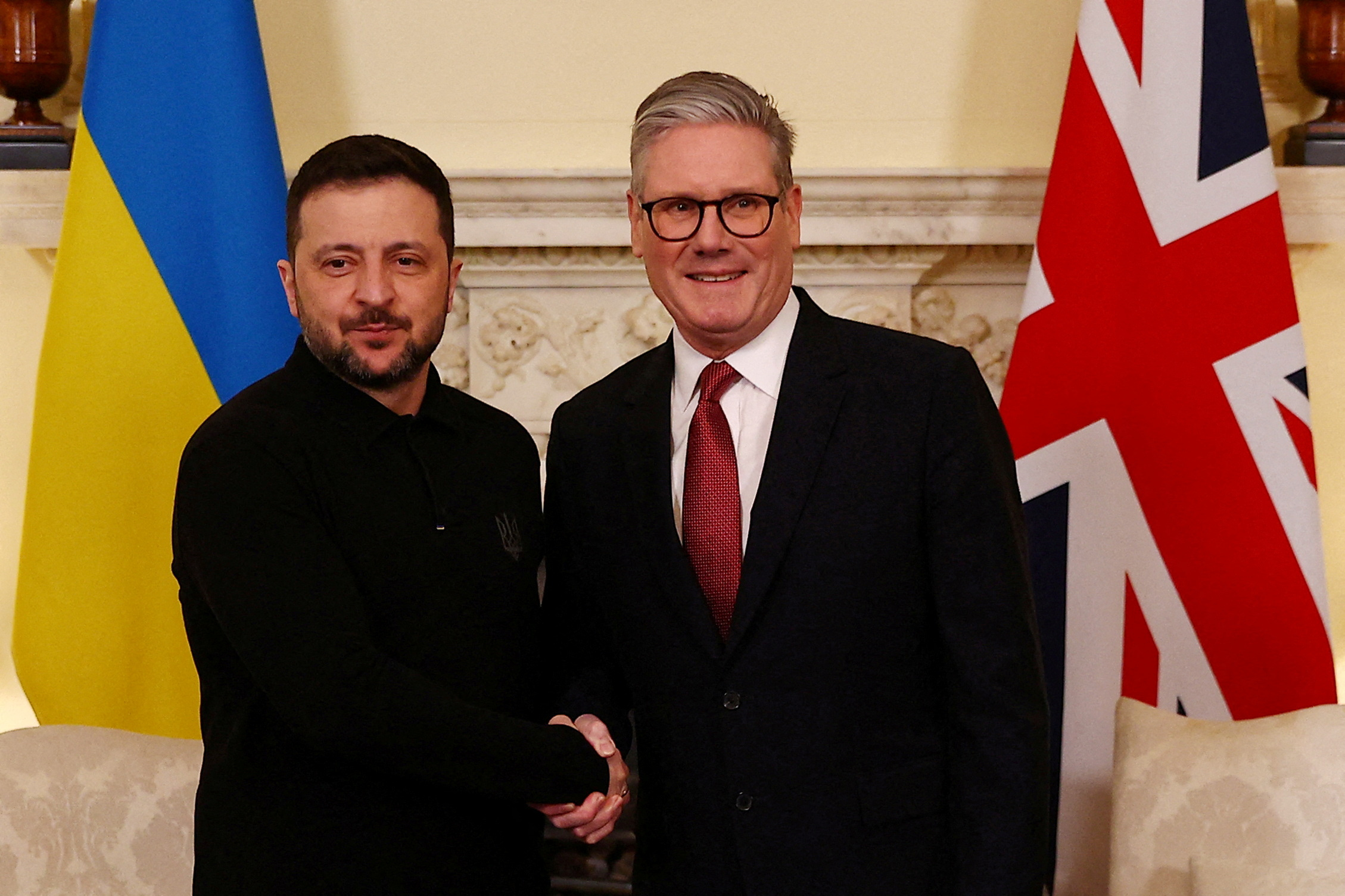 image After Trump clash, Ukraine&#8217;s Zelenskiy gets warm UK welcome before European summit