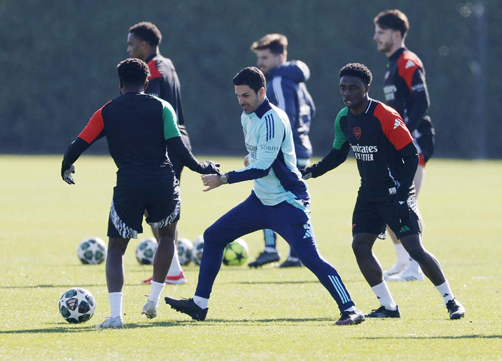 image Arteta says Arsenal energised by last-16 clash with PSV