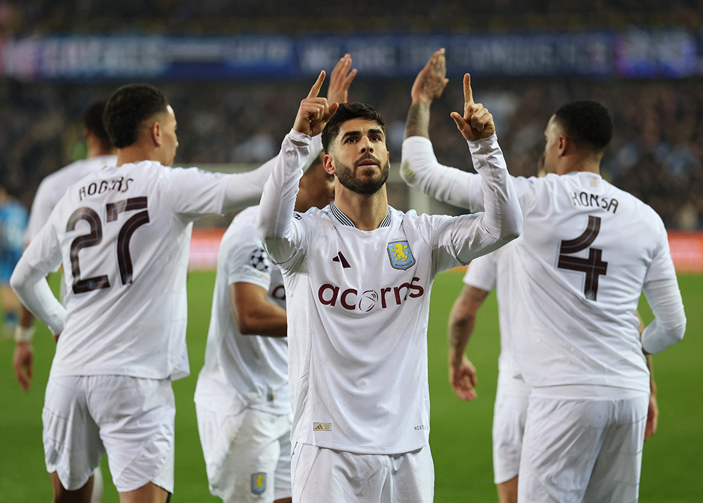 image Late goals give Villa advantage over Club Brugge
