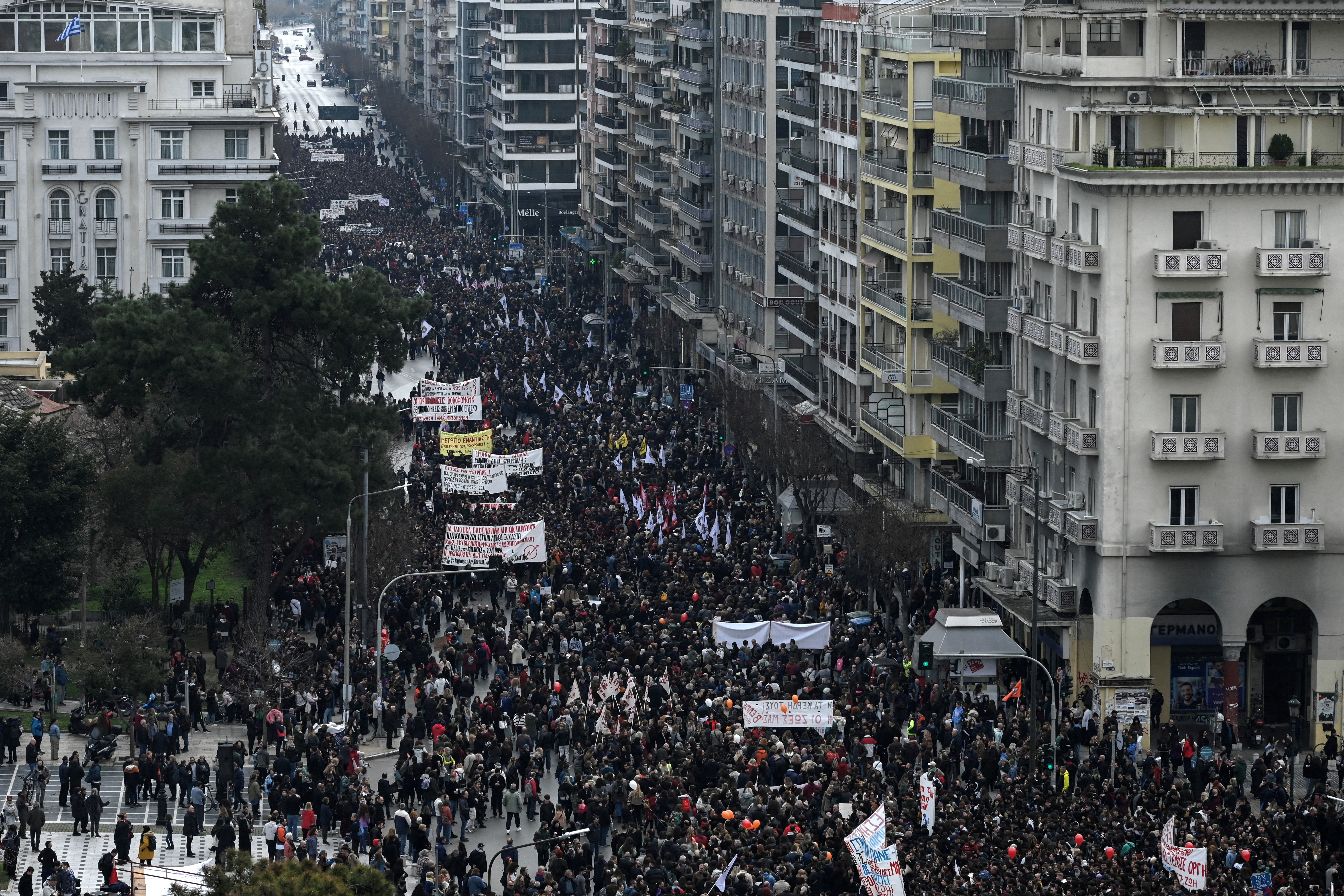image Greek minister faces probe into handling of deadly train crash after violent protests
