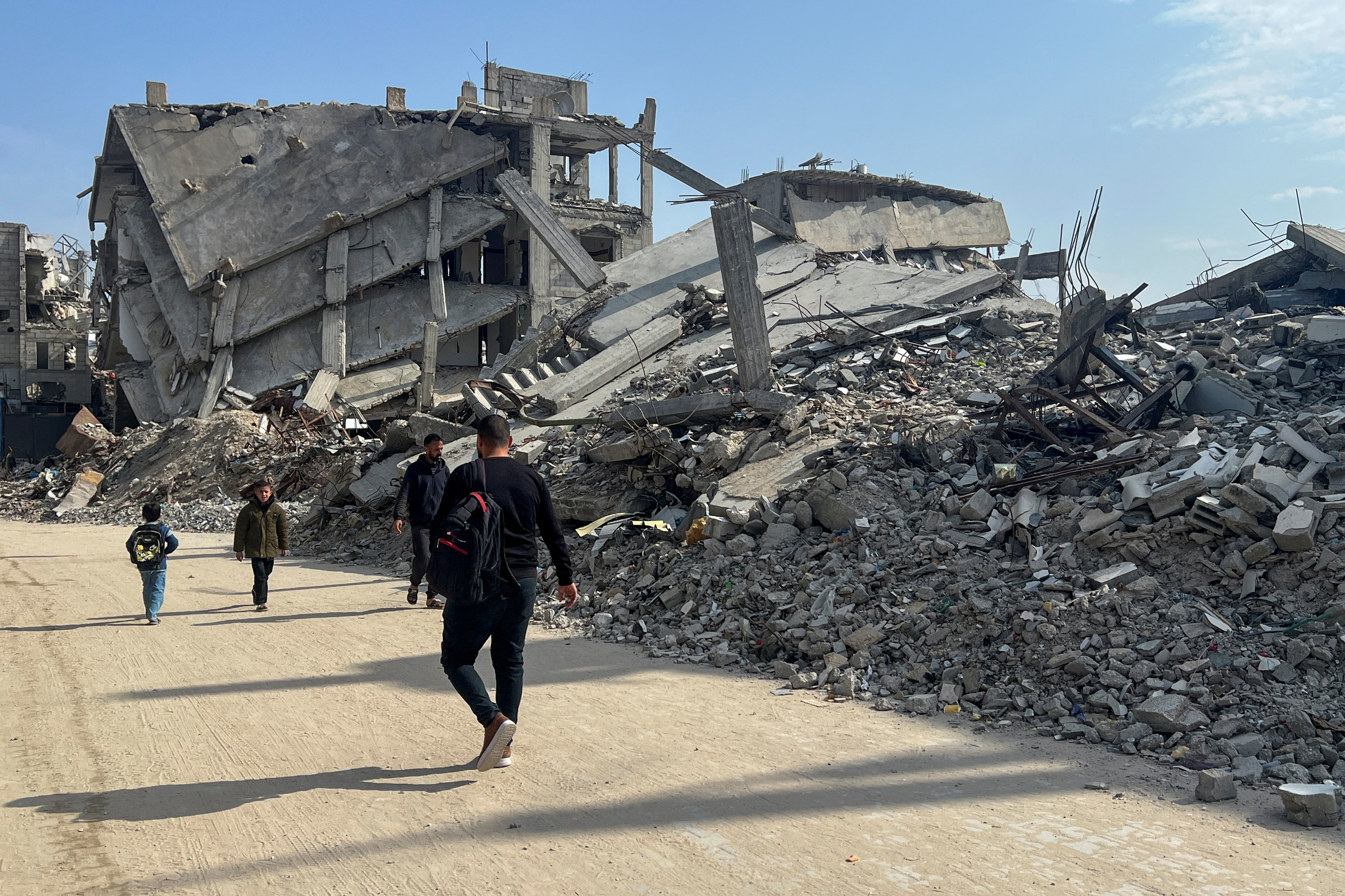 image Drone strike kills two as Gaza ceasefire standoff continues