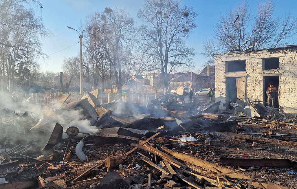 image Russia launches major Ukraine missile attack after US cuts off military aid