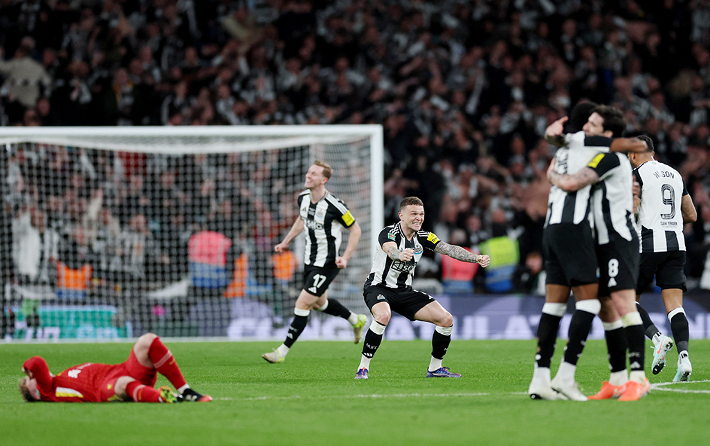 image Newcastle beat Liverpool to win first trophy since 1969