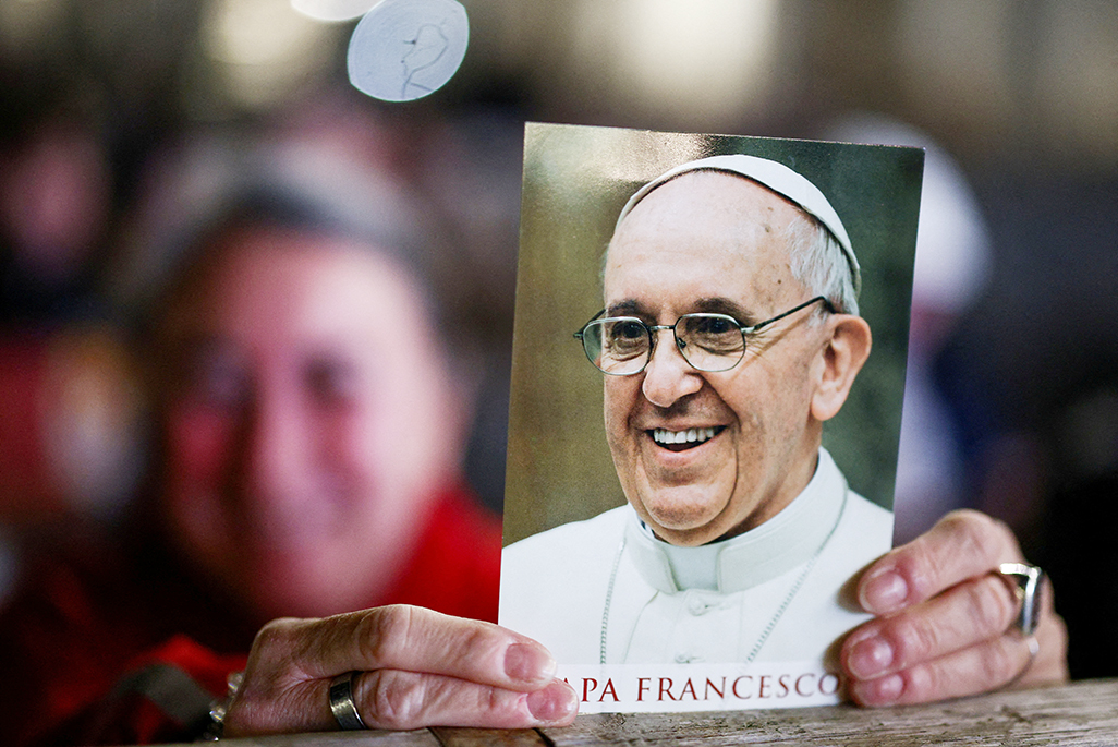 image Pope plans to appear in public on Sunday for first time in five weeks