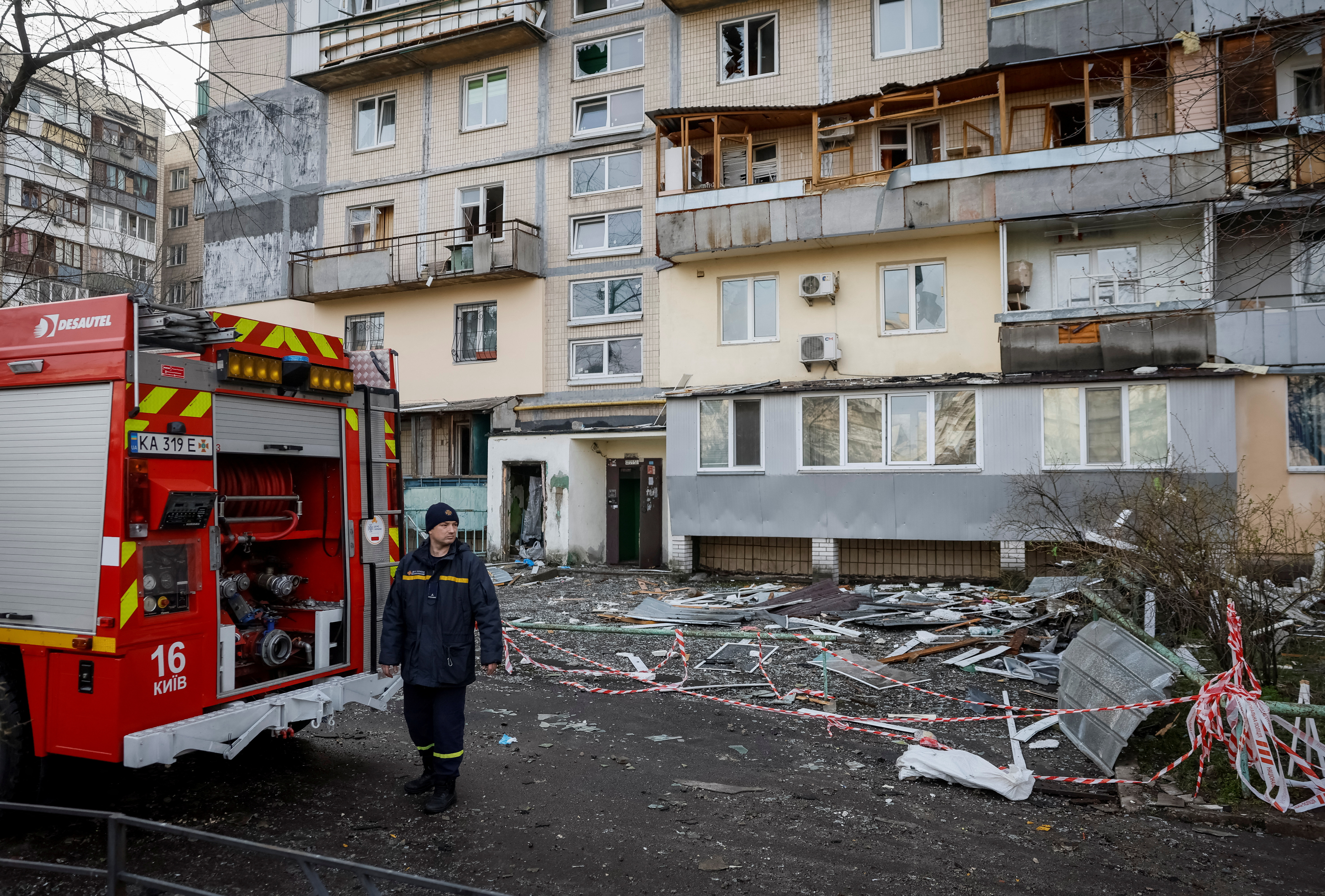 image Five-year-old among three killed in Russian drone attack on Kyiv, Ukraine says