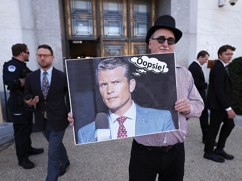 image Pentagon&#8217;s Hegseth texted start time of planned killing of Yemeni militant