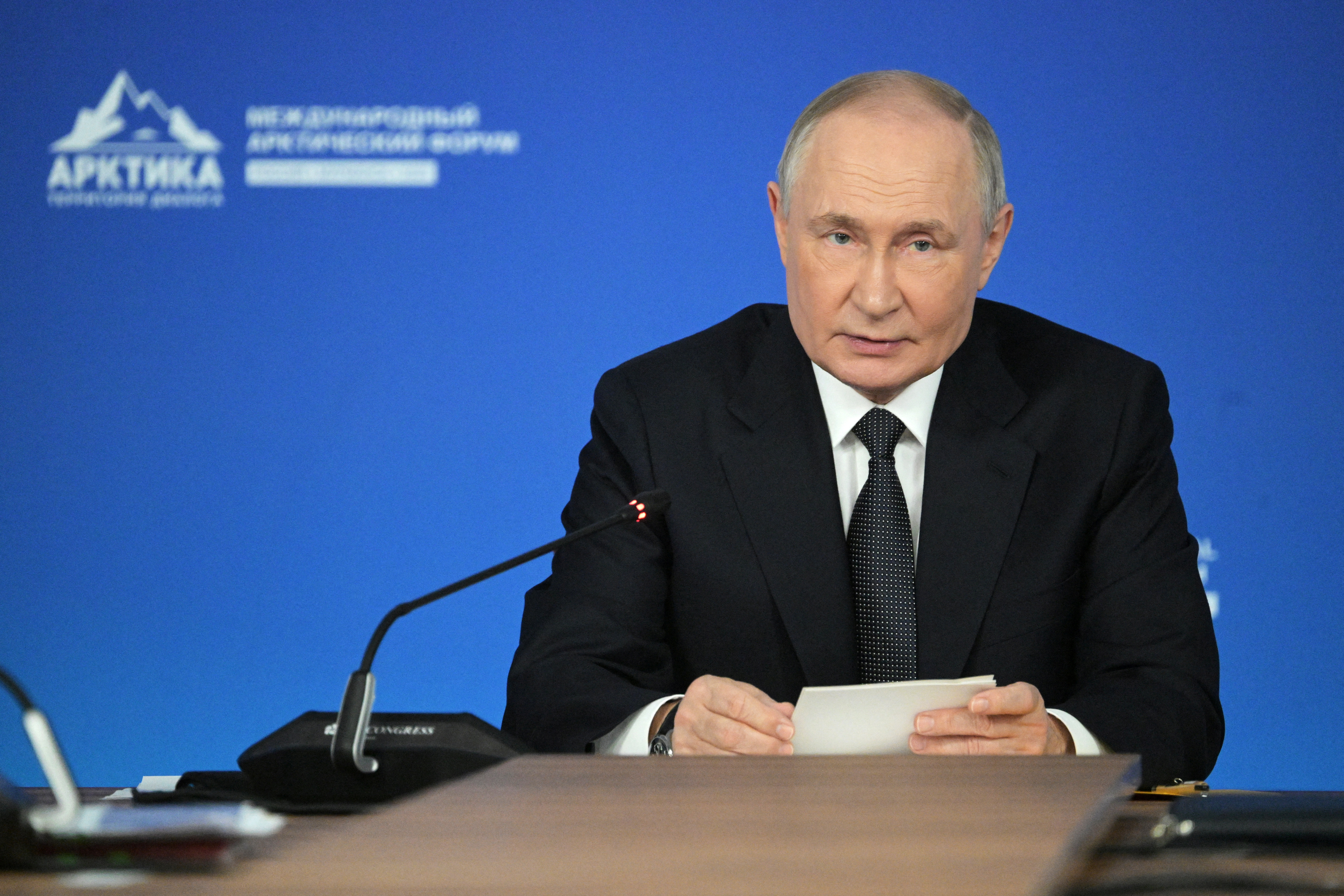 image Putin suggests temporary administration for Ukraine to end war