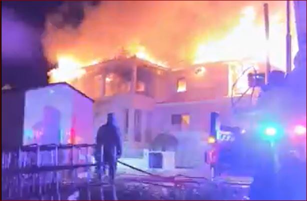 image Huge fire at Engomi home, causes under investigation