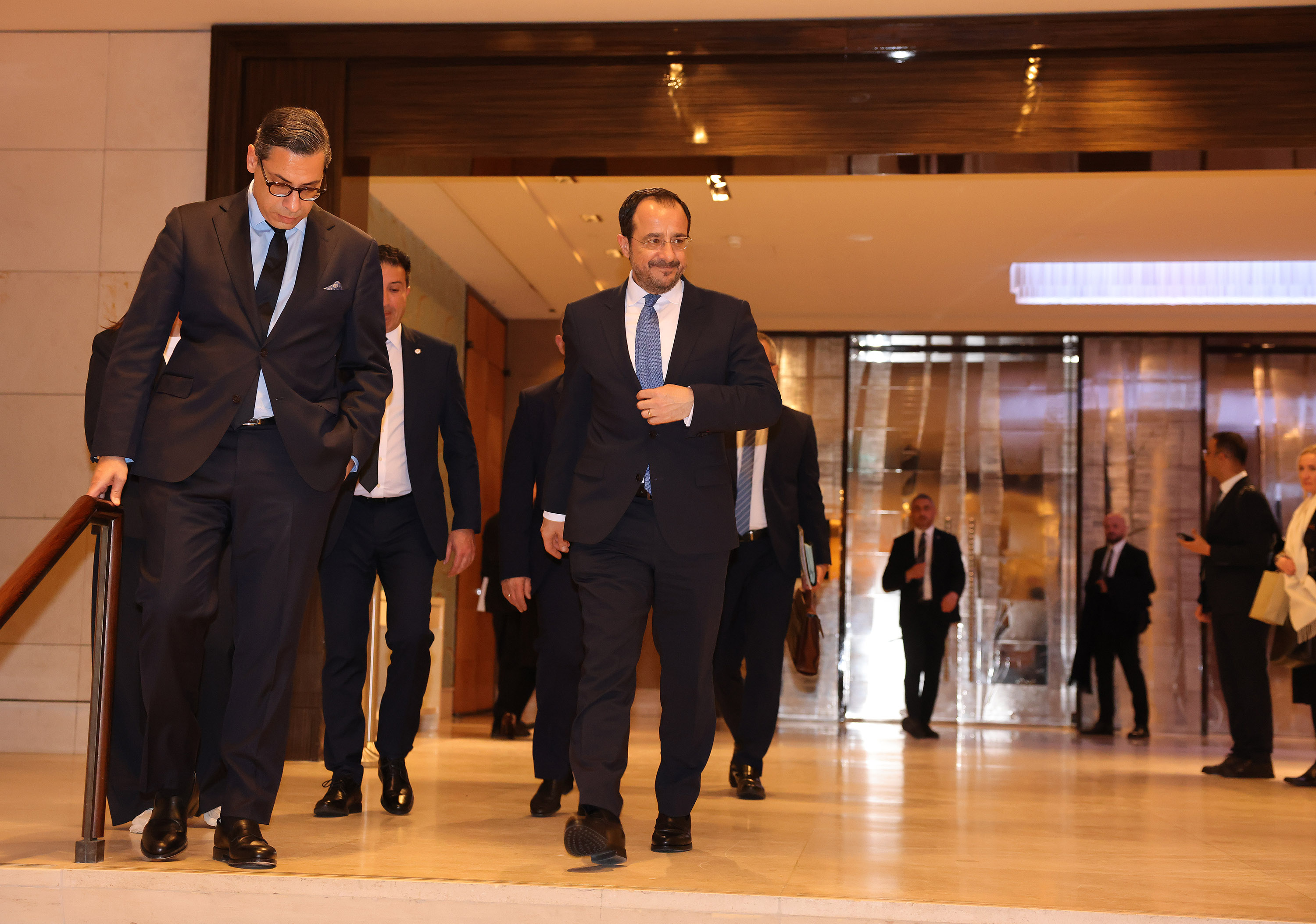 image Geneva enlarged meeting on Cyprus kicks off at 1pm
