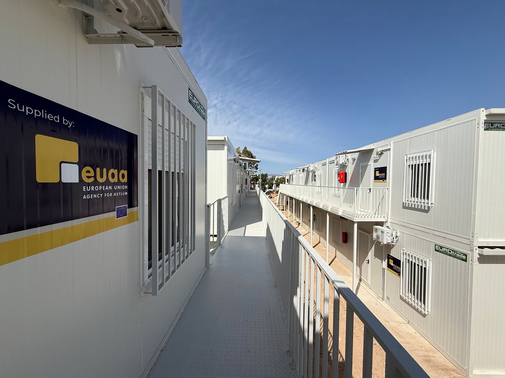 image EU delivers 62 prefab reception units for Pournara