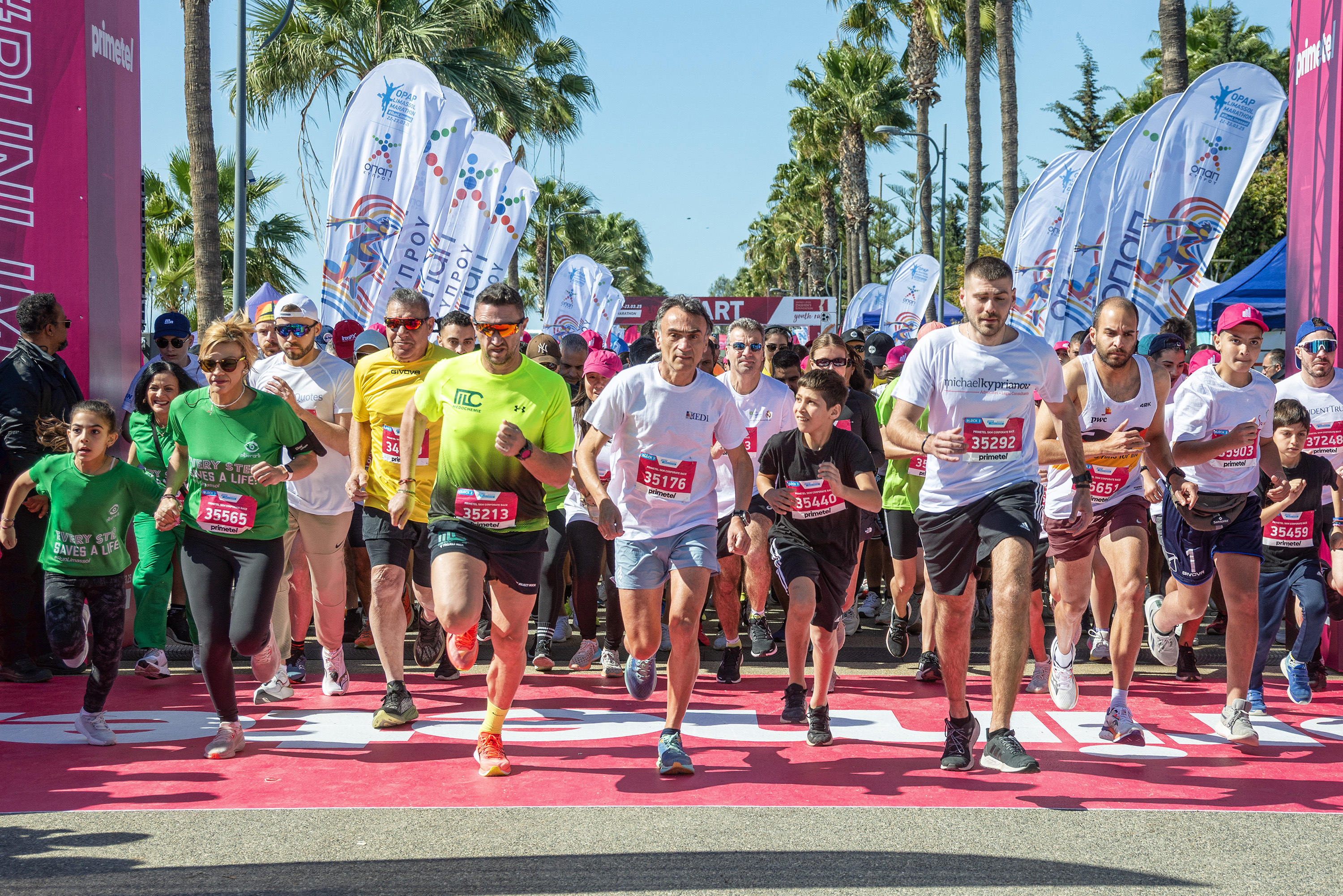 image Limassol marathon kicks off with record-breaking turnout