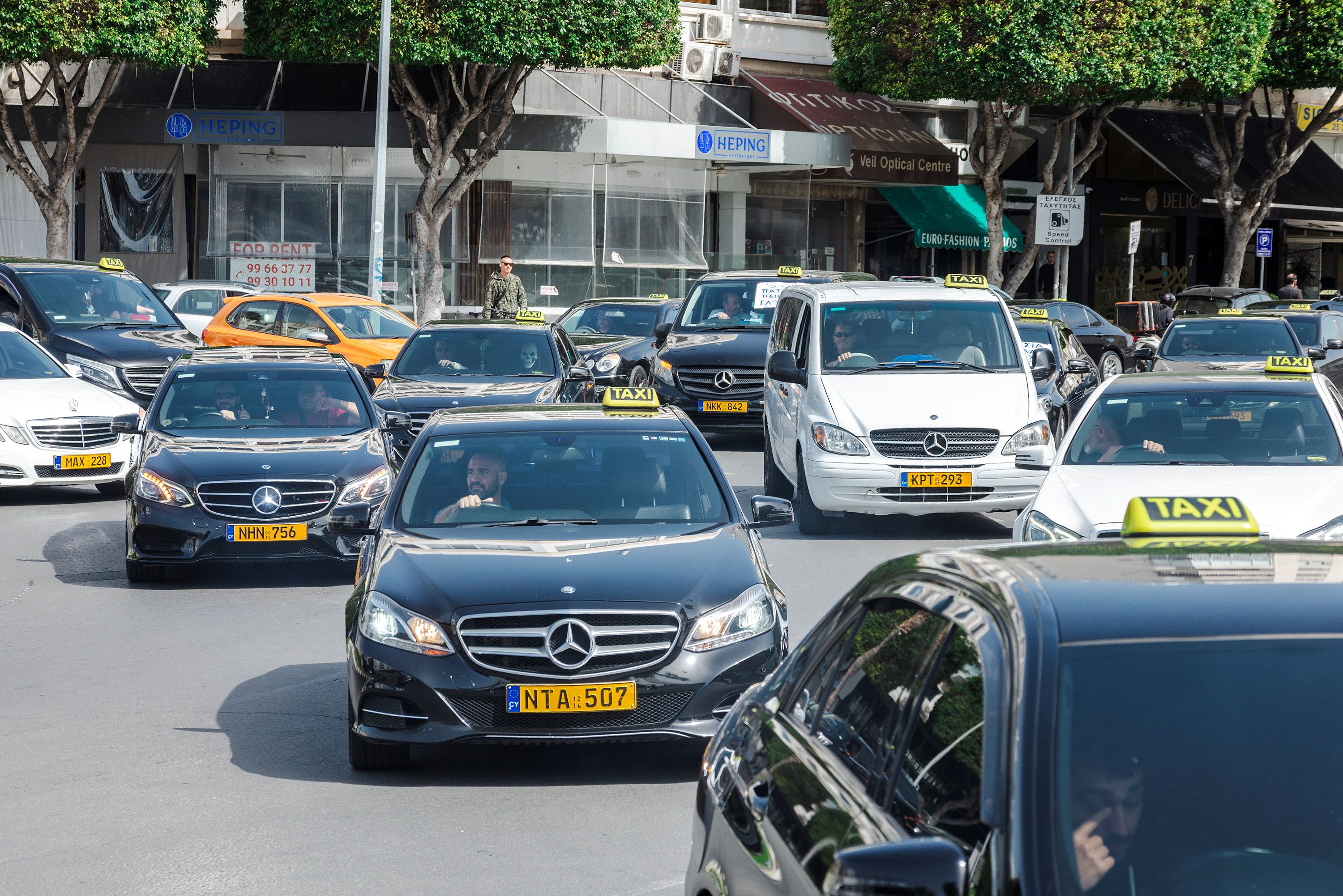 image Limassol taxi drivers warn of nationwide expansion of strikes