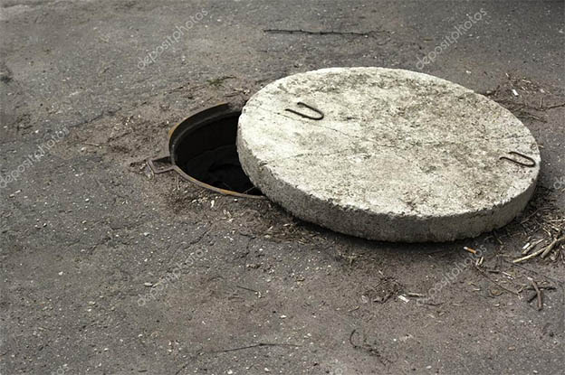 image Fire service warns of hazardous manholes