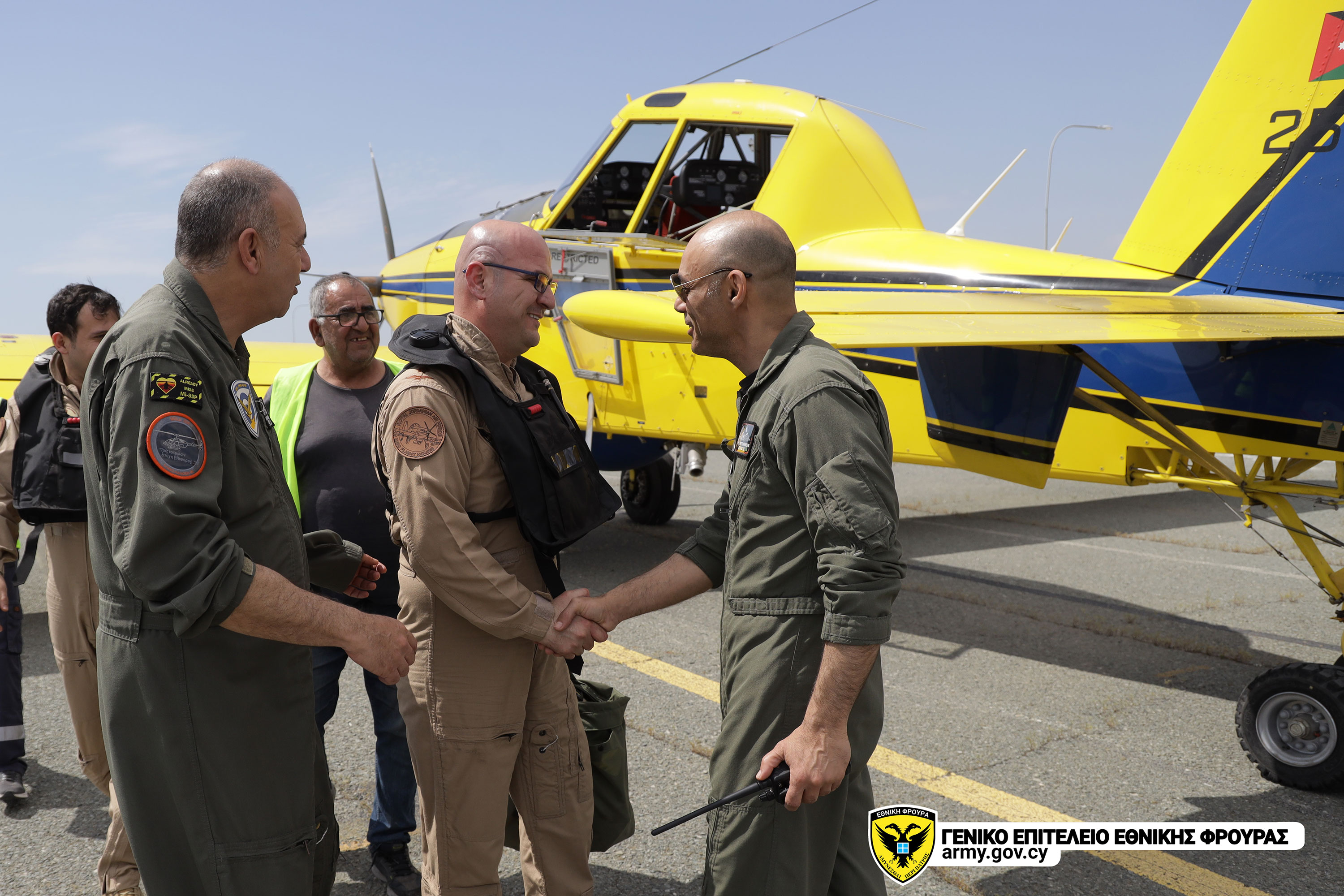image National Guard carries out mock firefighting exercise