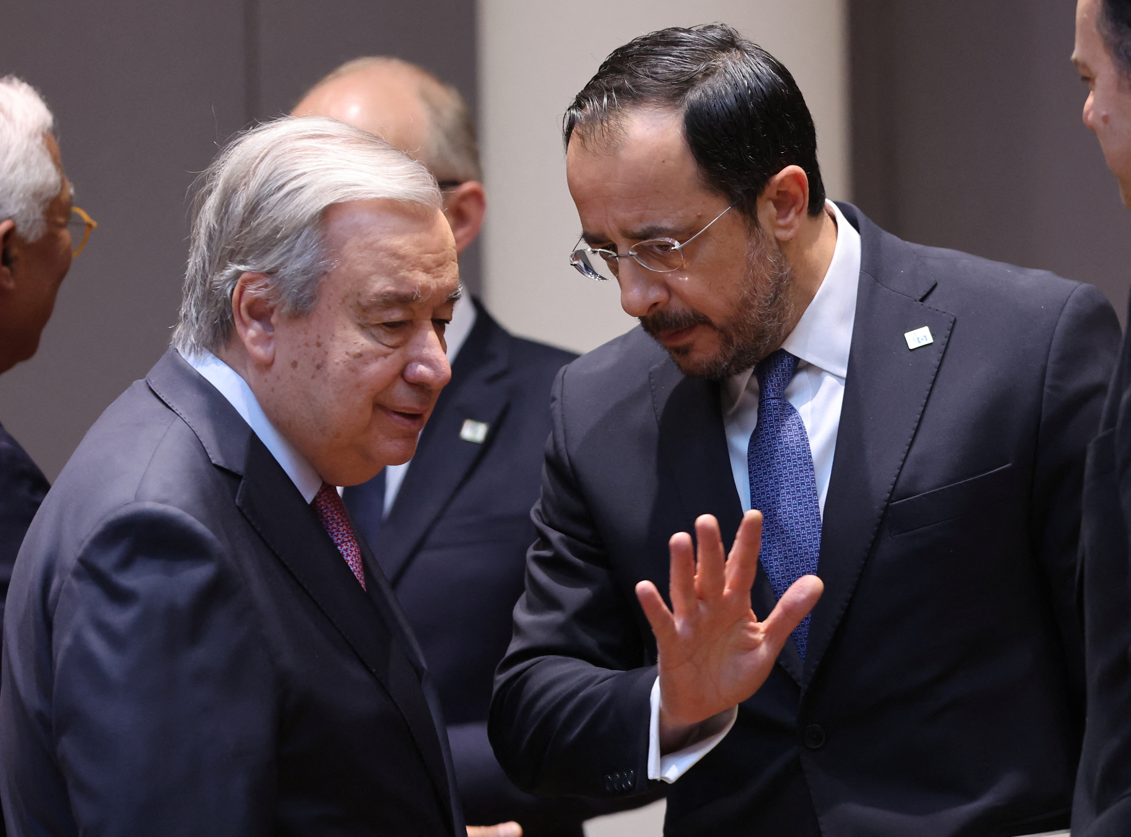 image Guterres reaffirms Cyprus issue as priority at EU summit