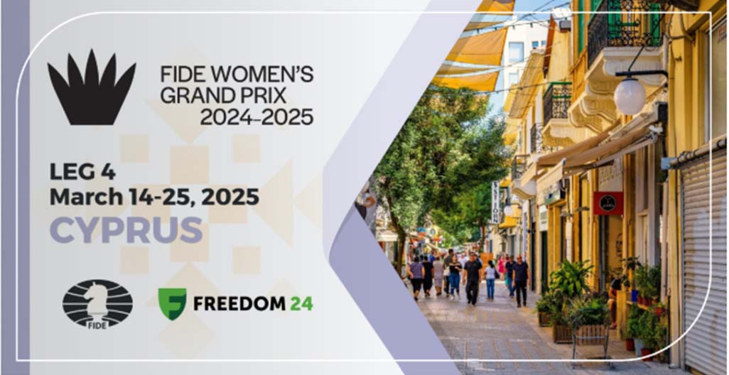 image FIDE Women&#8217;s Grand Prix supported by Freedom24 to take place in Nicosia