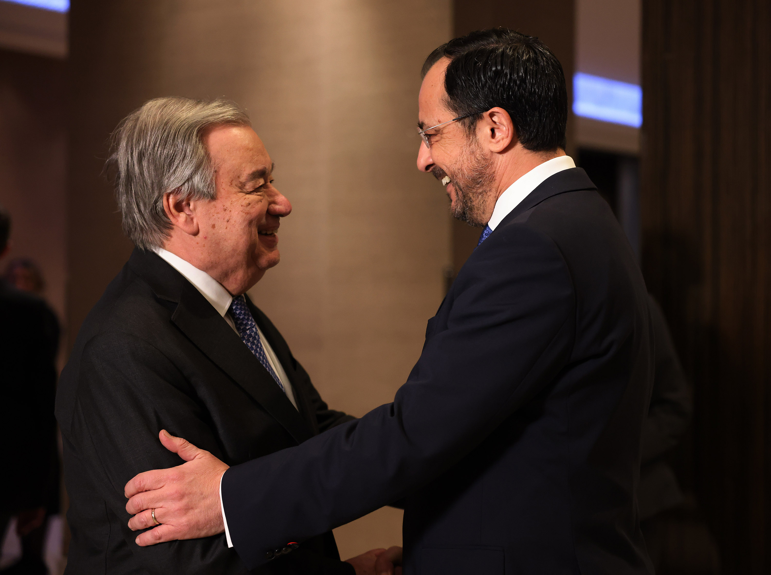 image Christodoulides meets Fidan, Tatar calls for cooperation on first night in Geneva