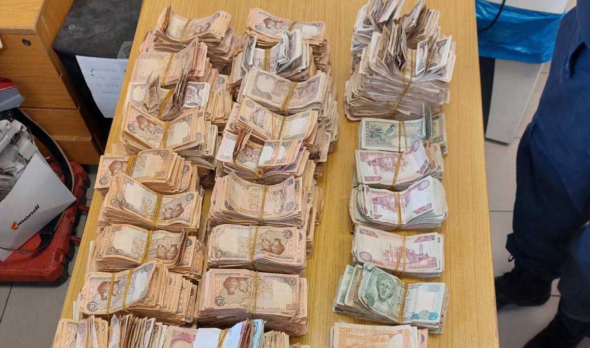 image Piles of money found in elderly hoarder’s crumbling Paphos house