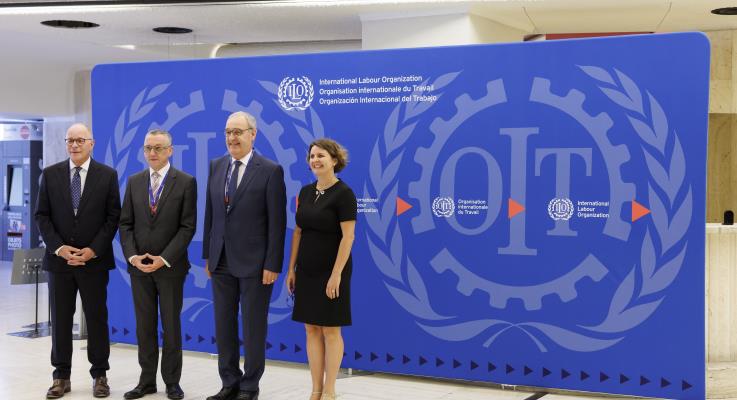image Oev highlights importance of social dialogue at ILO forum