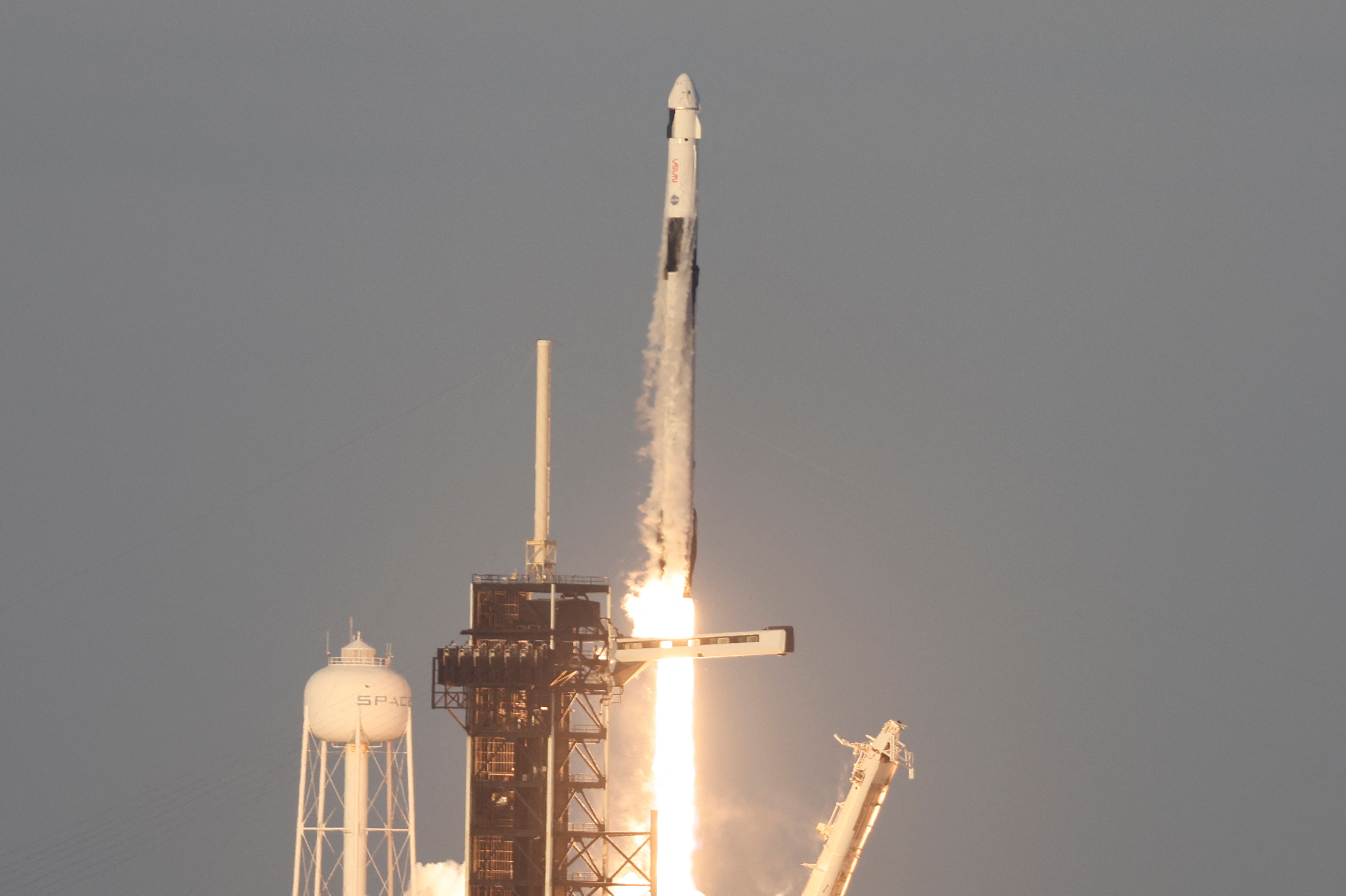 image Stuck Nasa astronauts one step closer to home after SpaceX crew-swap launch