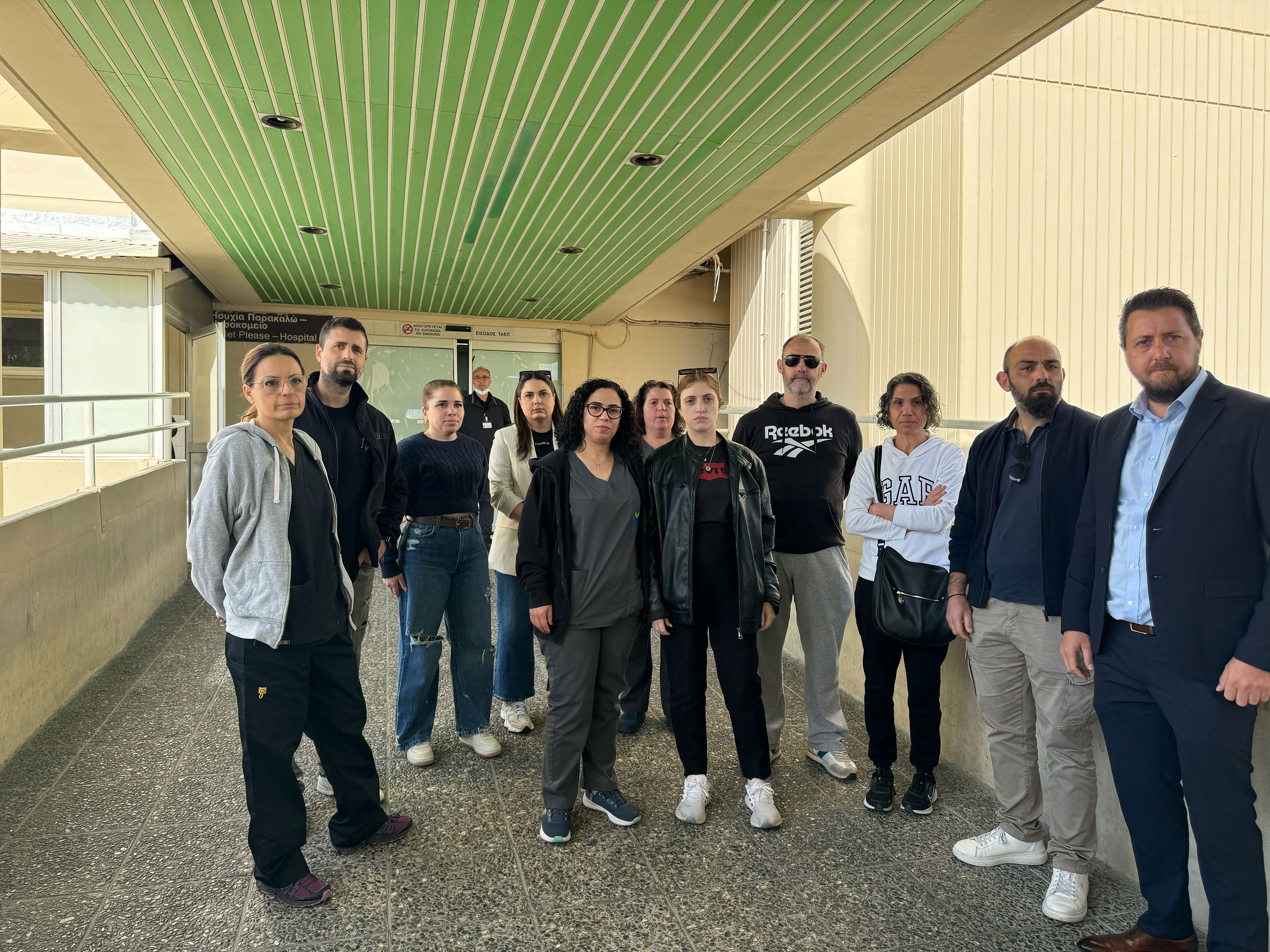 image Larnaca A&E nurses down tools, warn of more measures