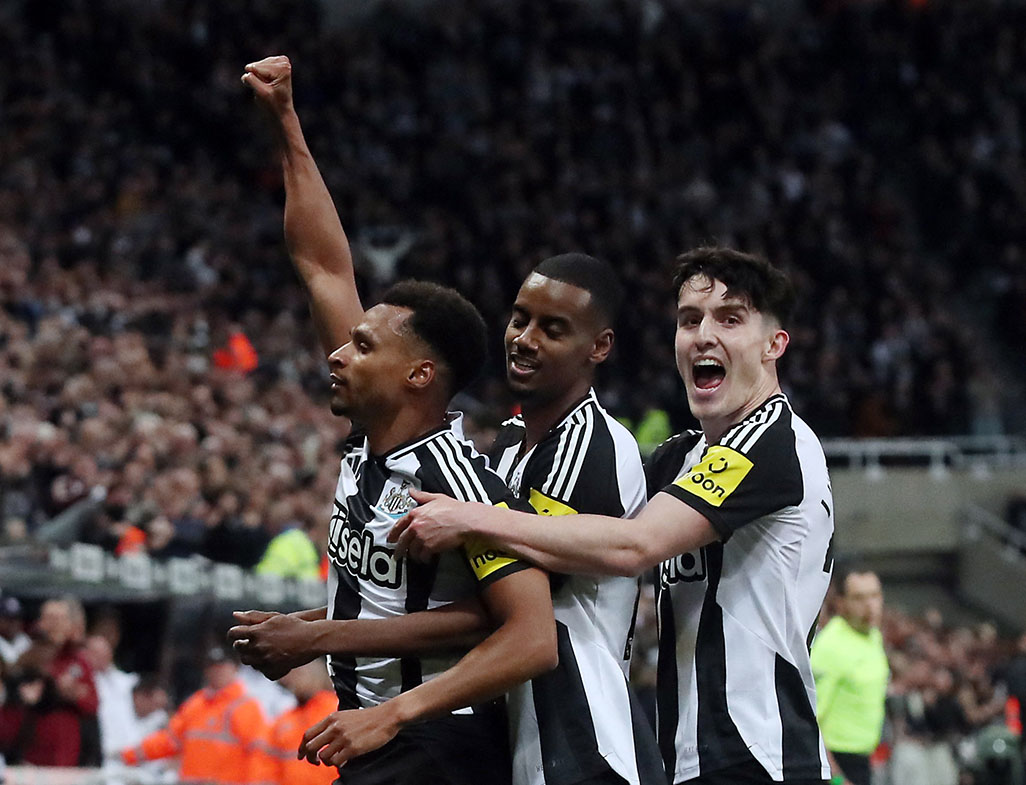 image Newcastle in driving seat as race for Champions League spots hots up