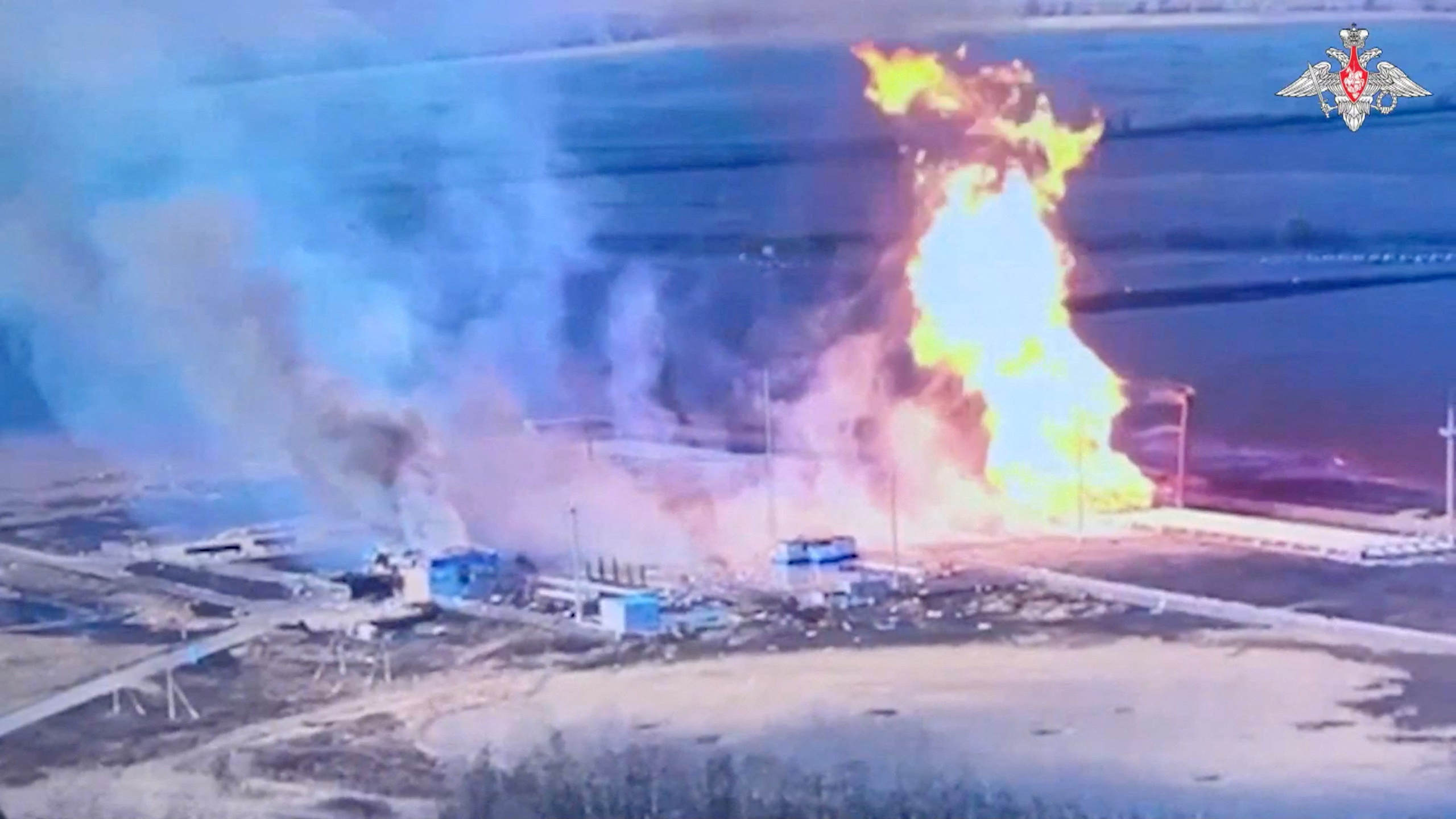 image Ukraine pounds Kursk with drones, killing one and injuring nine, Russia says