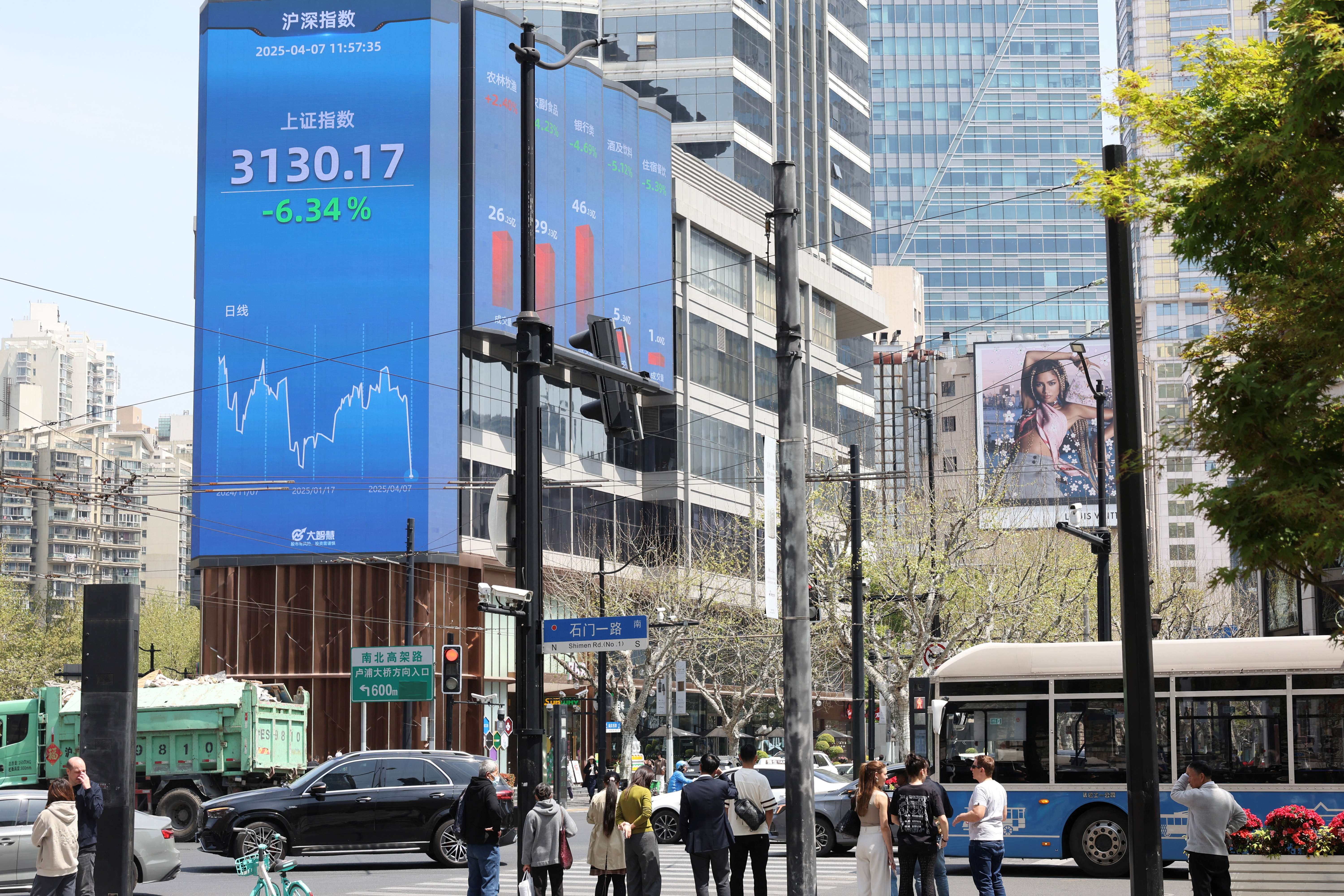 image Asian markets plunge as Trump doubles down on tariffs, recession fears rise