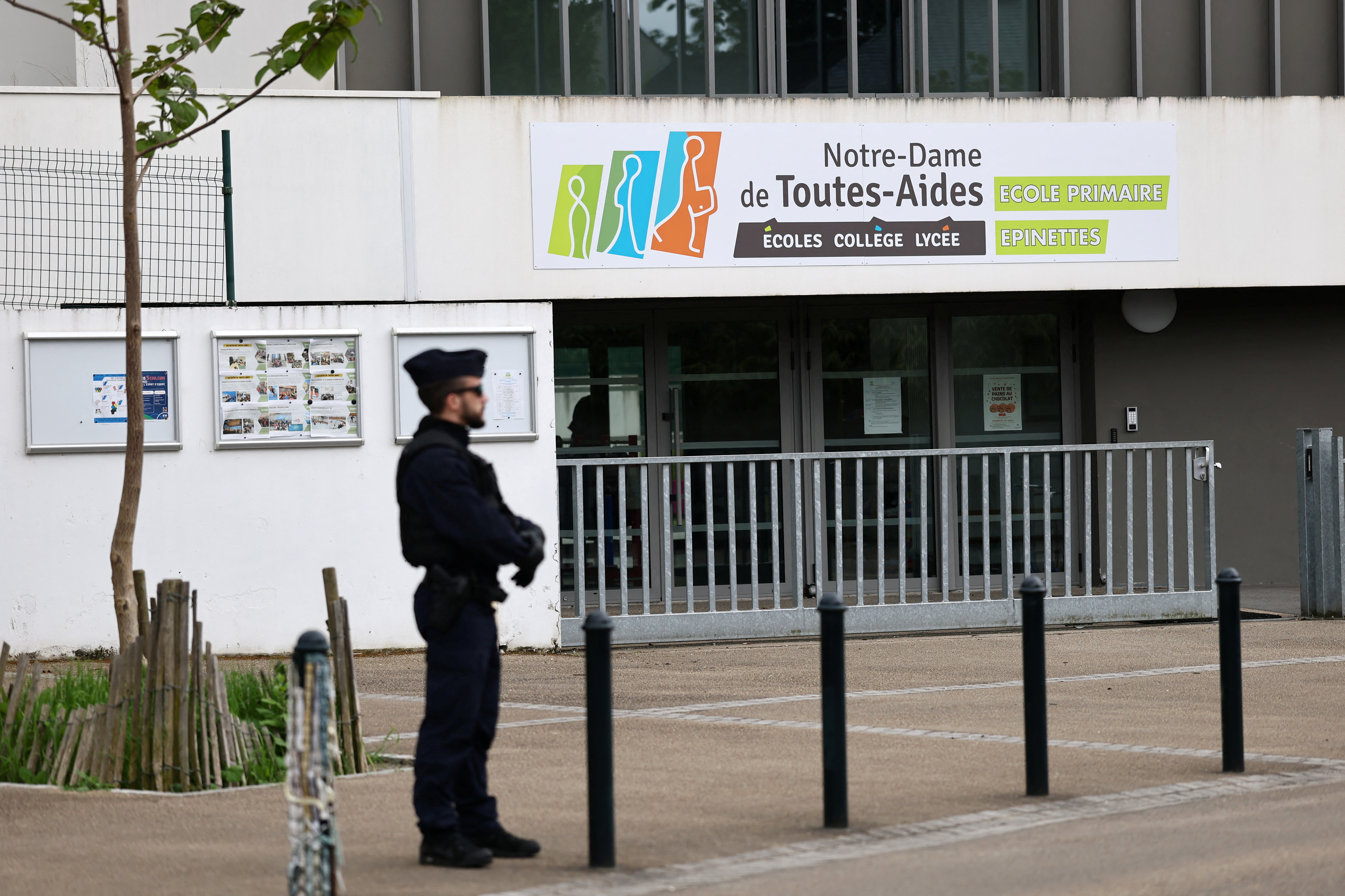 image Student kills one, wounds three in French high school stabbing
