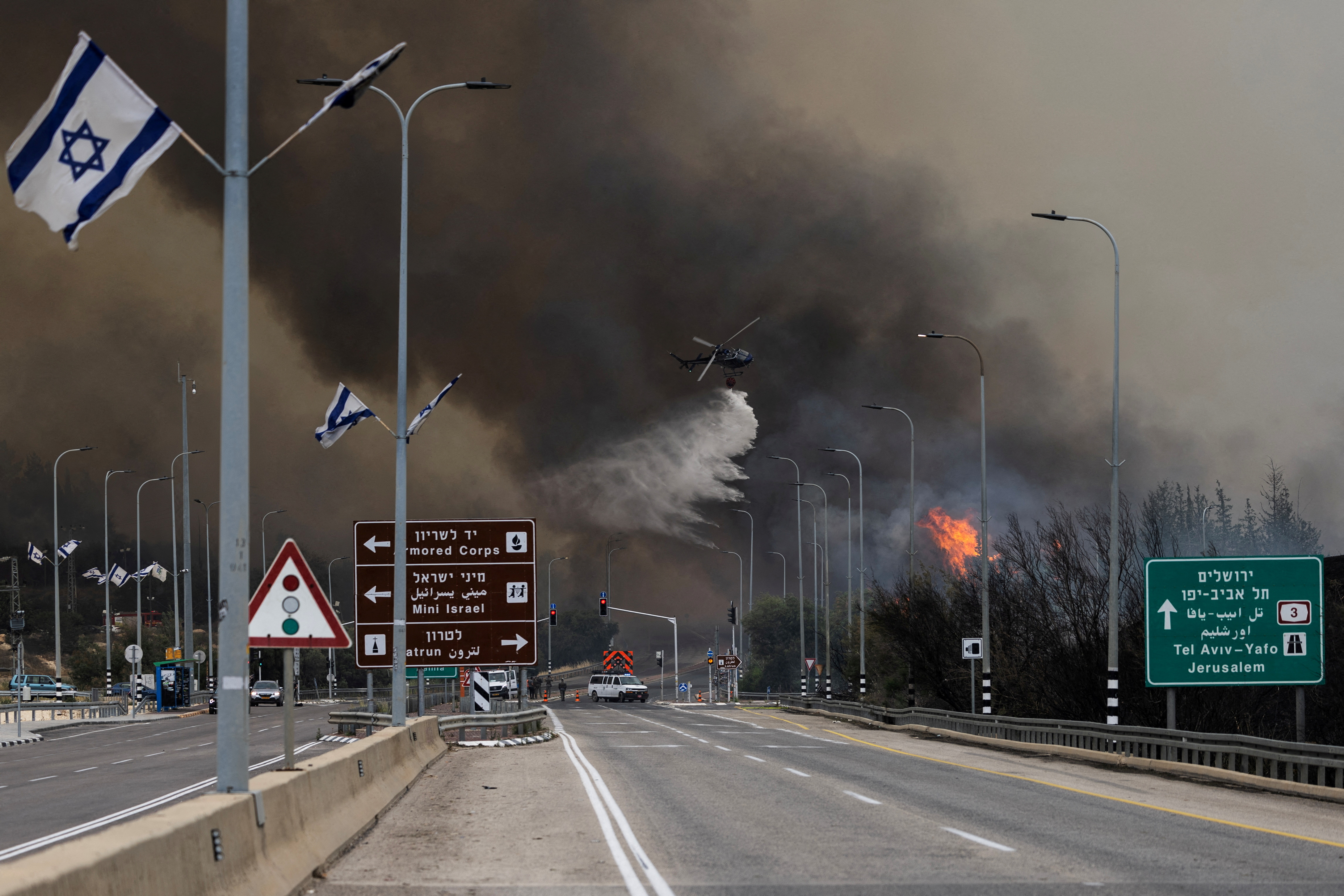image Israel asks for Cyprus’ help to fight Jerusalem wildfires