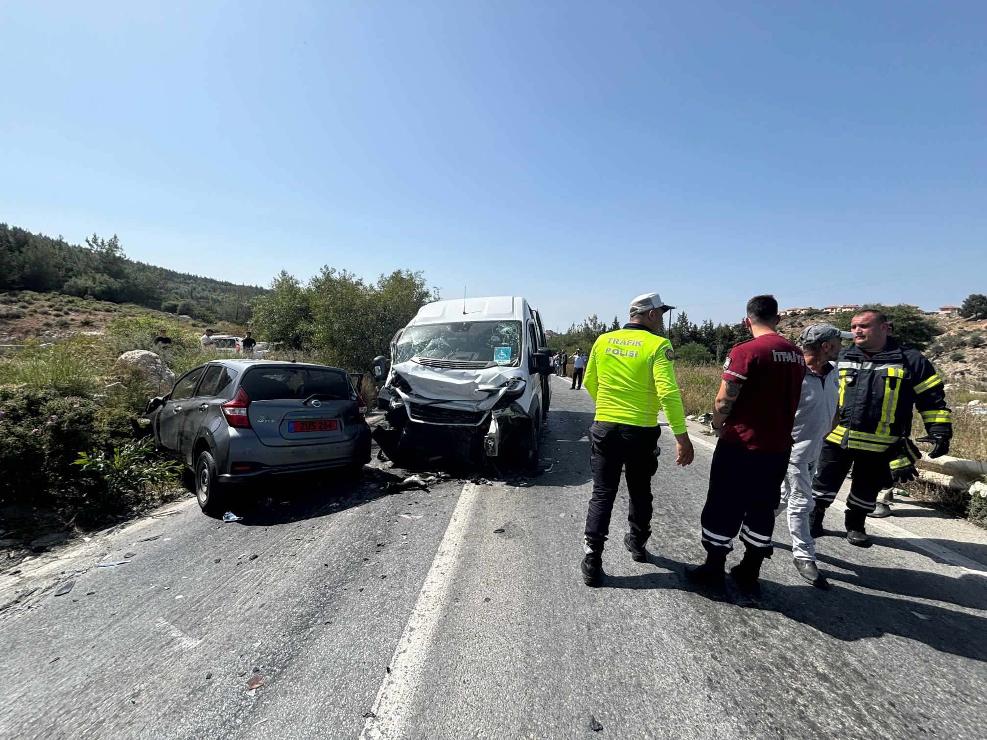 image Two dead, nine injured in crash in north