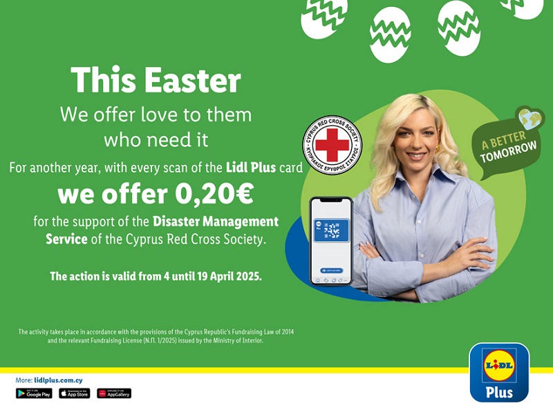 image Lidl&#8217;s enduring support of Cyprus Red Cross continues with Easter drive