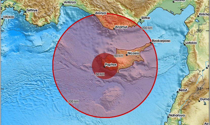 image Small earthquake shakes Paphos