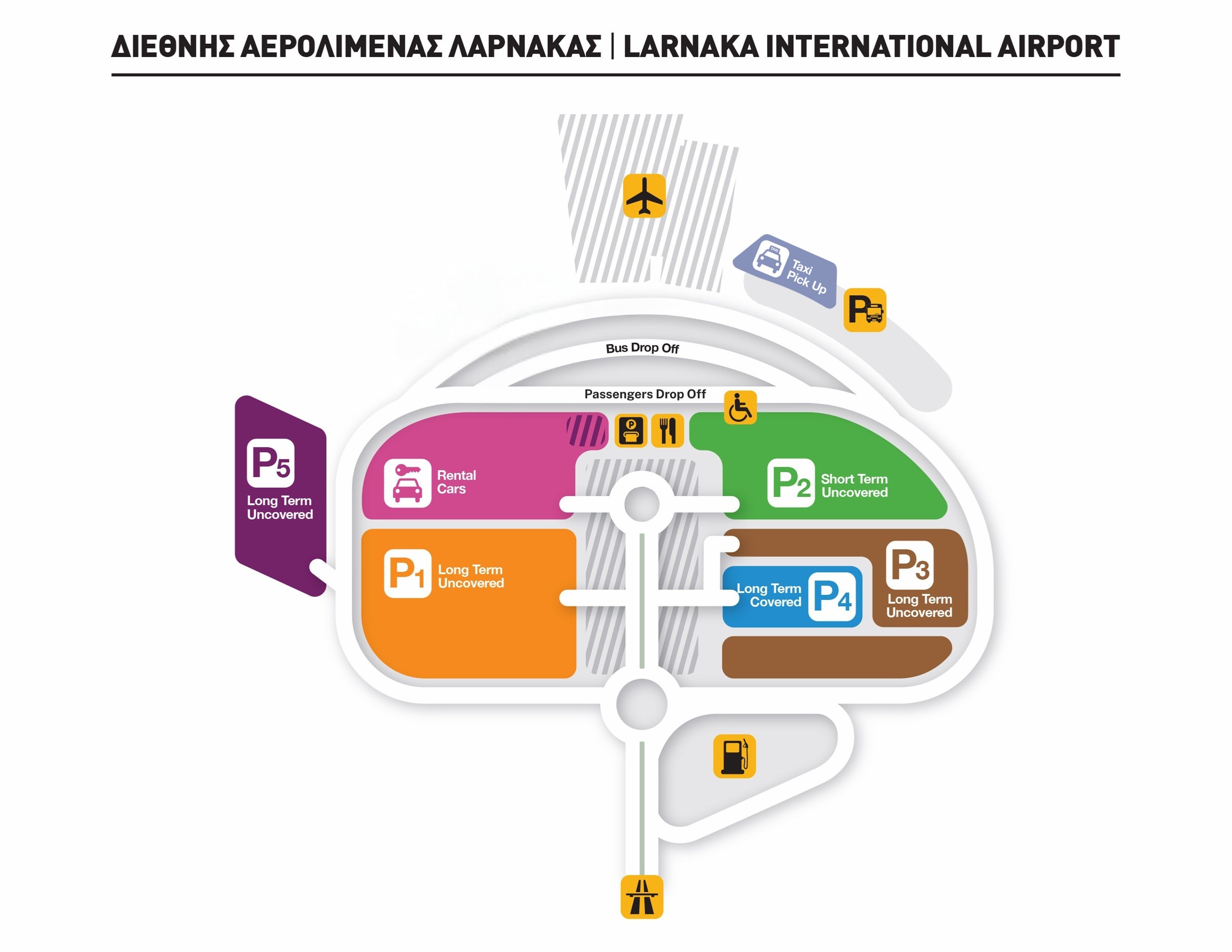 image Larnaca airport parking ahead of high traffic season