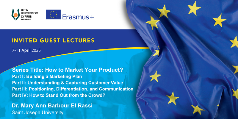 image &#8216;How to Market Your Product?&#8217;: OUC to hold Erasmus+ online seminar series
