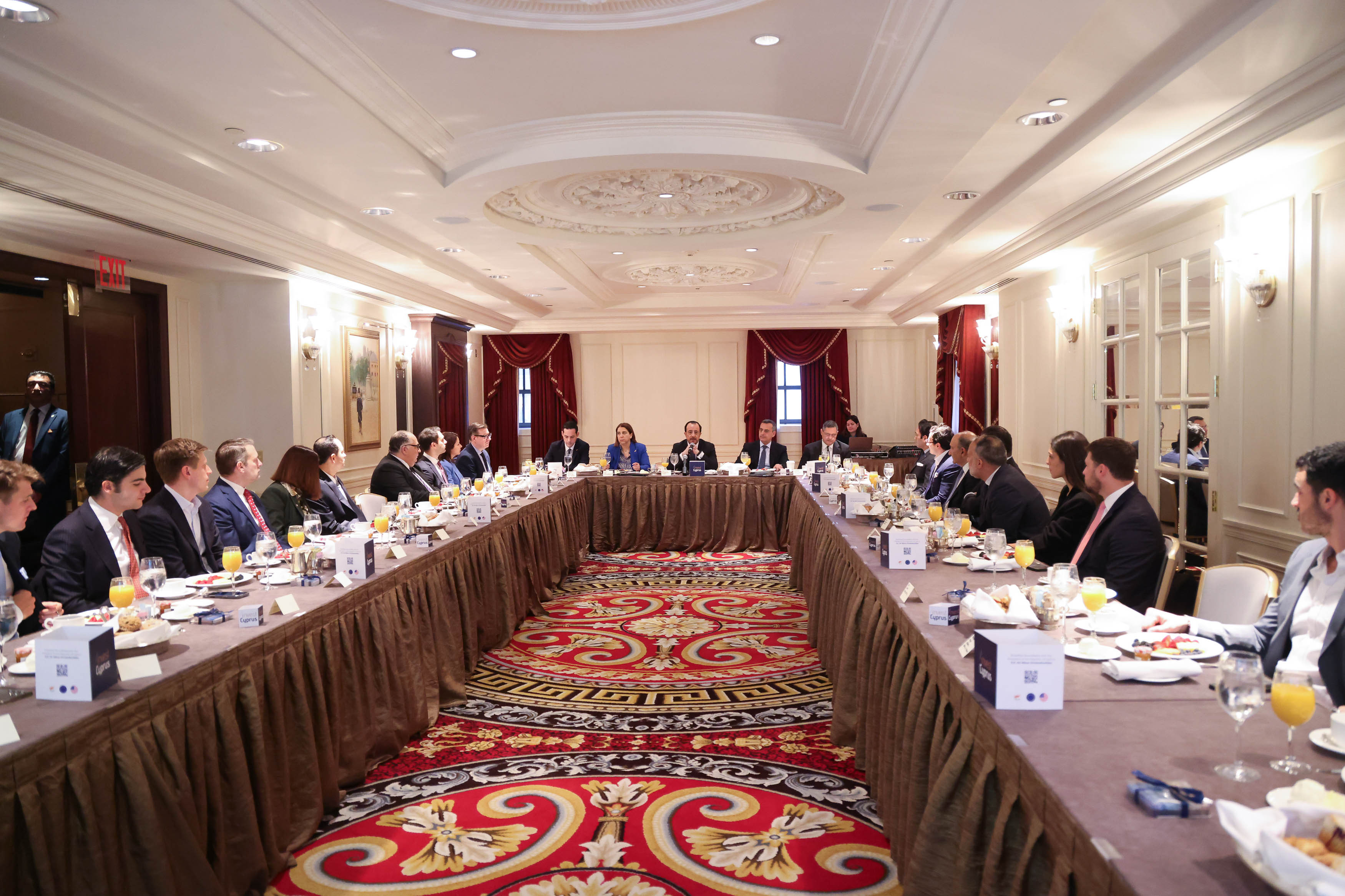 image Christodoulides touts Cyprus growth to investors