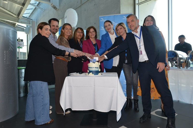 image AEGEAN, Hermes Airports celebrate launch of new Larnaca-Rome route