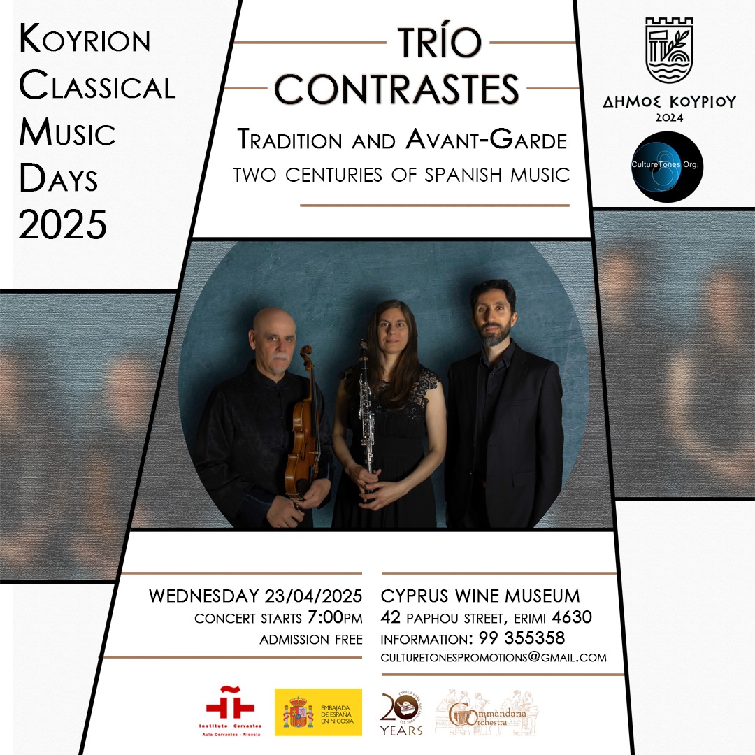 image Free concert by the Spanish ensemble Trío Contrastes