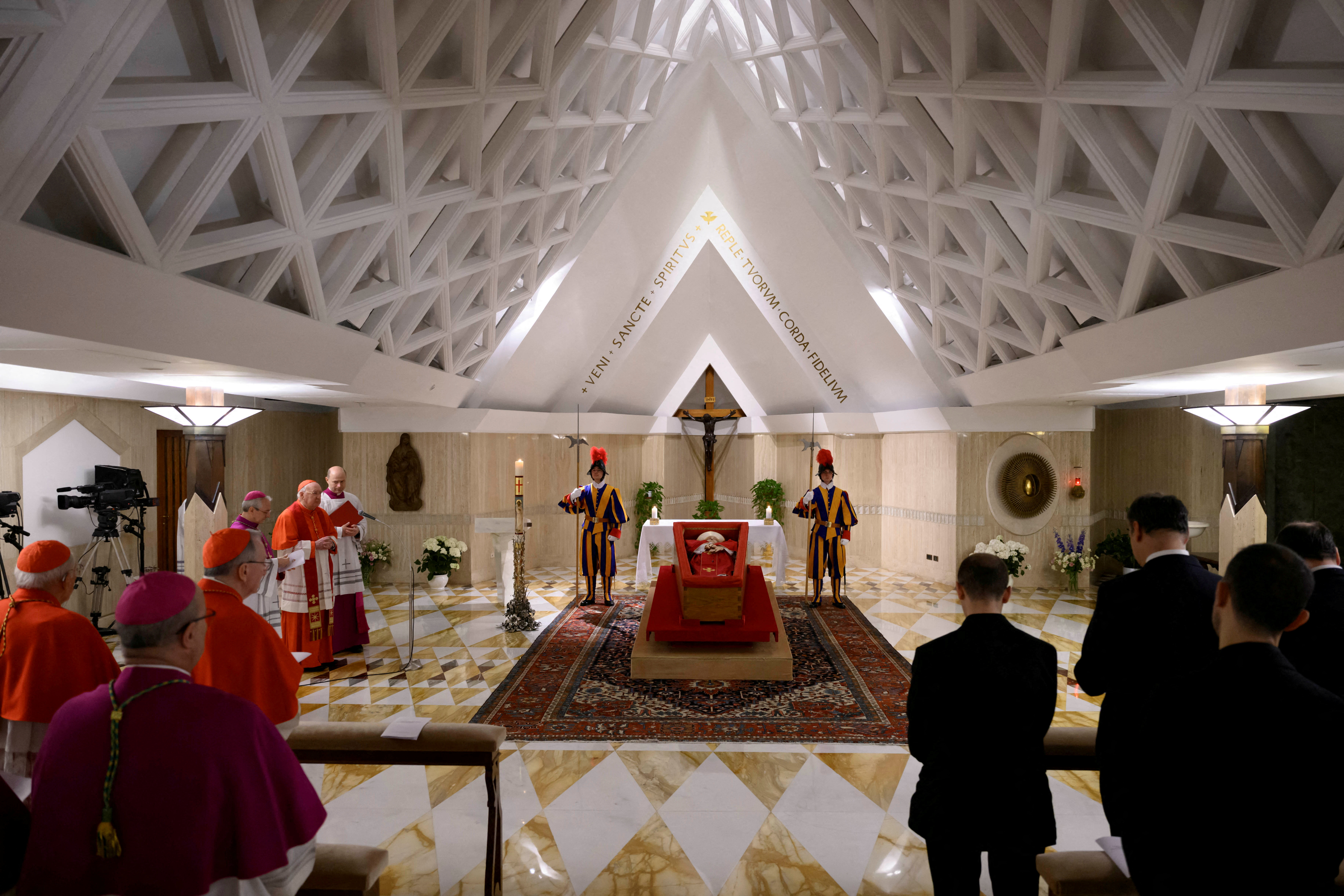 image Pope Francis spent final day working, despite doctors&#8217; orders, funeral on Saturday
